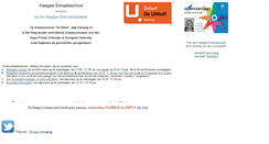 Desktop Screenshot of haagseschaatsschool.nl
