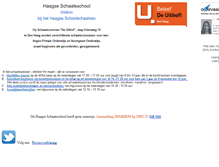 Tablet Screenshot of haagseschaatsschool.nl